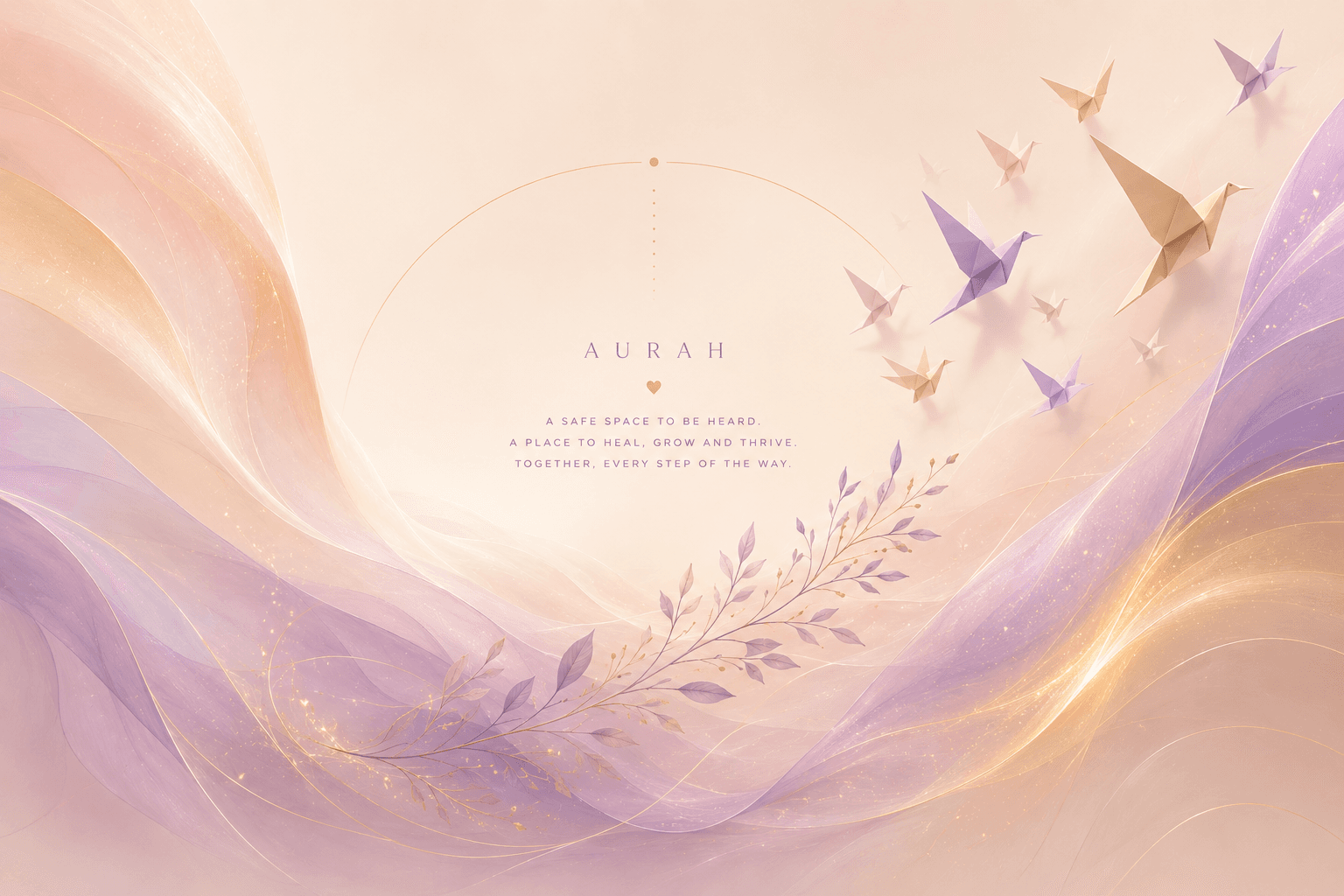 Warm, welcoming counselling space at Aurah